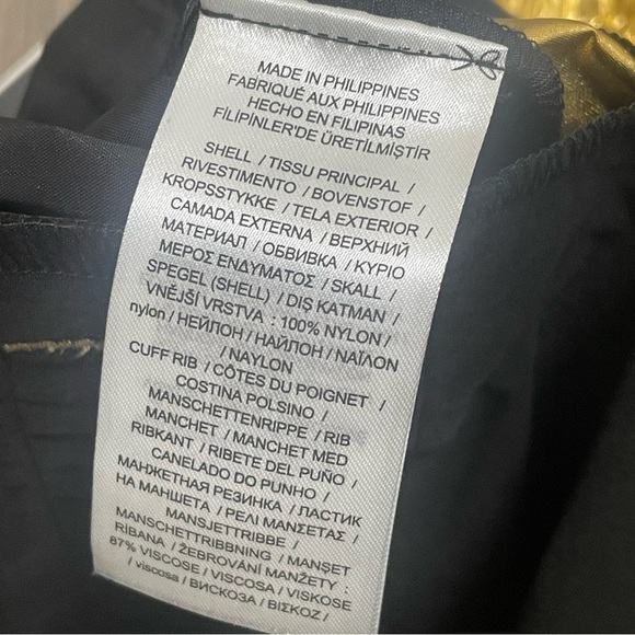 RALPH LAUREN Women's Gold Metallic Taffeta Jogger Track Pants Size 12 NWT $225 - Picture 6 of 11